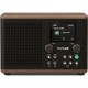 Pure Classic H4 Επιτραπέζιο Ραδιόφωνο DAB+ με Bluetooth Mαύρο / Kαρυδιά